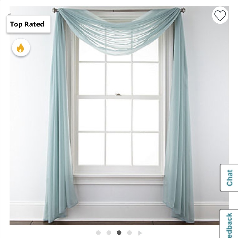 JCPenny’s Home Expressions Scarf Valance